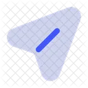 Send Plane Message Icon