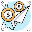 Paper Plane Folding Paper Communication Icon