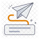Paper Plane Message  Icon