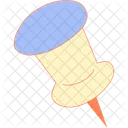Paper push-pin  Icon