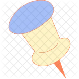 Paper push-pin  Icon