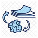 Paper Recycling Recycling Paper Trash Icon