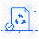 Paper Recycling Paper Trash Paper Waste Icon