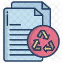 Paper Recycling Paper Trash Scrap Paper Icon