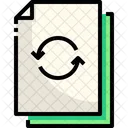 Paper Reuse Paper Reuse Paper Recycling Icon