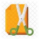 Paper Scissors Cutter Cutting Icon
