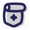 Paper Scroll Parchment Health Icon