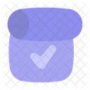 Paper Scroll Parchment Done Icon