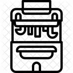 종이 분쇄기  아이콘