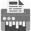 Paper Shredder Classified Document Icon