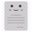 Paper Smiley Paper Face Emoticon Icon