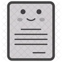 Paper Smiley Paper Face Emoticon Icon