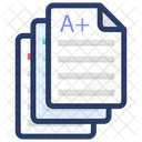Text Paper Paper Stack File Icon