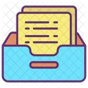 Paper Storage File Storage Document Storage Icon