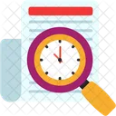 Paper Time Exam Time Test Time Icon