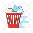 Paper Trash Recycle Bin Reuse Paper Icon