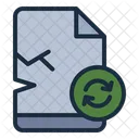 Paper Waste Digital File Icon
