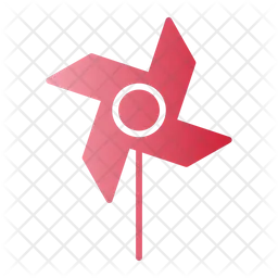 Paper Windmill  Icon