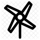 Paper Windmill Windmill Pinwheel Icon