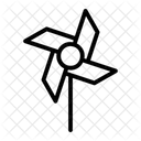 Paper Windmill  Icon
