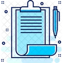 서류작업 문서 문서 아이콘