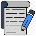 Paper Writing Writing Document File Icon