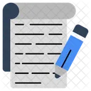 Paper Writing Writing Document File Icon