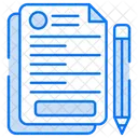 Paperasse Affaires Document Icône