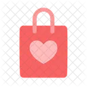 Paperbag Shop Heart Icon