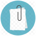 Paperclip Paper Icon
