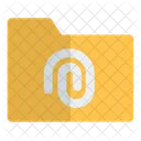 Paperclip folder  Icon