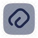 Paperclip Rounded  Icon
