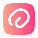 Paperclip Rounded Icon