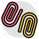 Paperclips Stationery Binder Clips Icon
