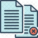 Paperless Cancel Invalidation Icon