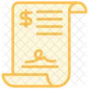 Papermoney Duotone Line Icon Icon