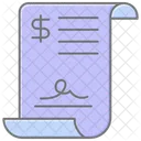 Papermoney Lineal Color Icon Icon