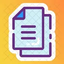 Papers File Document Icon