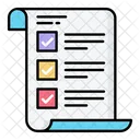 Paperwork Checklist List Icon
