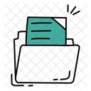 Paperwork Files Online Documents Icon