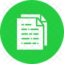 Papier Dokument Notizen Icon