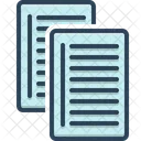 Papier Dokument Datei Icon