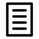 Papier Arbeit Dokument Symbol