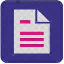 Papier Dokument Doc Icon