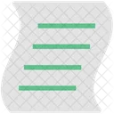 Papier Blatt Text Icon