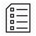 Remarque Liste De Controle Icône