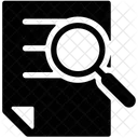 Grossissement Recherche Document Icon