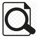 Analyse Recherche Loupe Icon