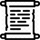 Papier parchemin  Icône