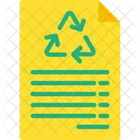 Papier recyceln  Symbol